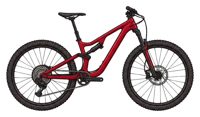 Preview for Crimson Full Suspension Bike Sticker
