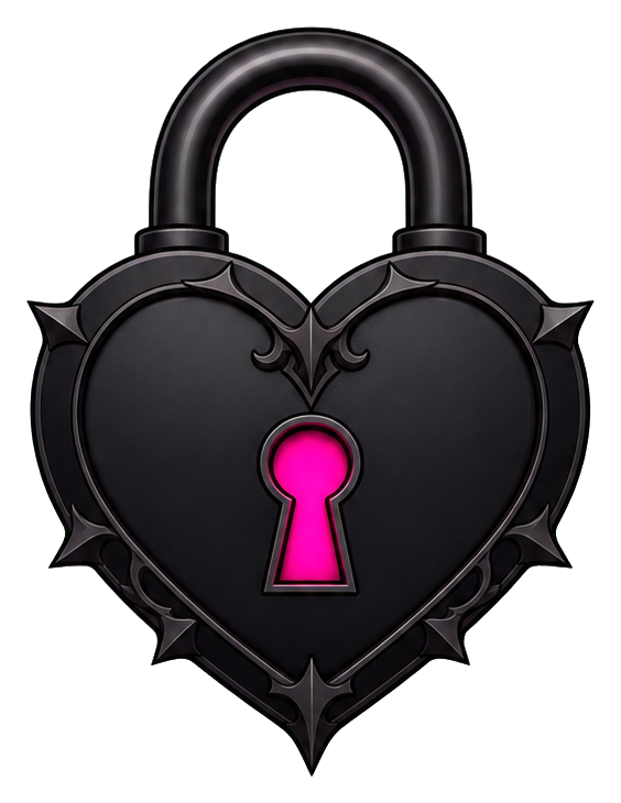 Preview for Heart Padlock Sticker