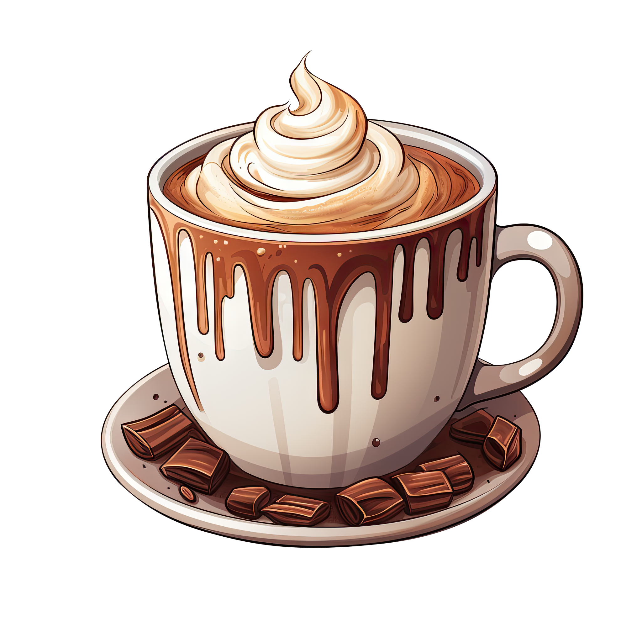Preview for Hot-chocolate-delight-new-year-sticker-388c4