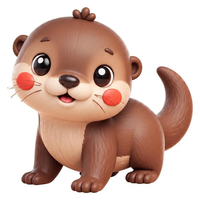 Preview for Cherry Cheek Otter Sticker