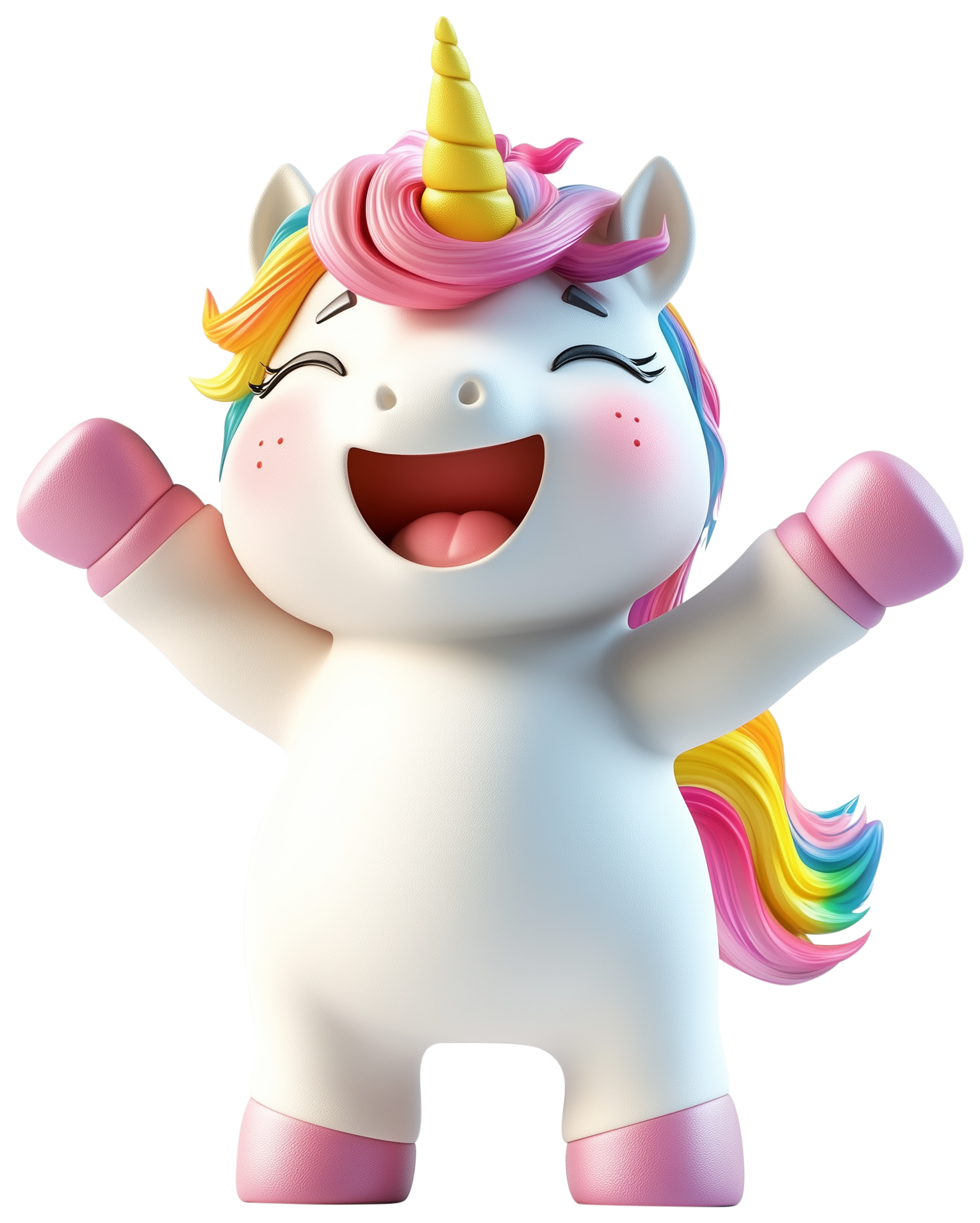Preview for Cute Unicorn Emoji Sticker Graphic