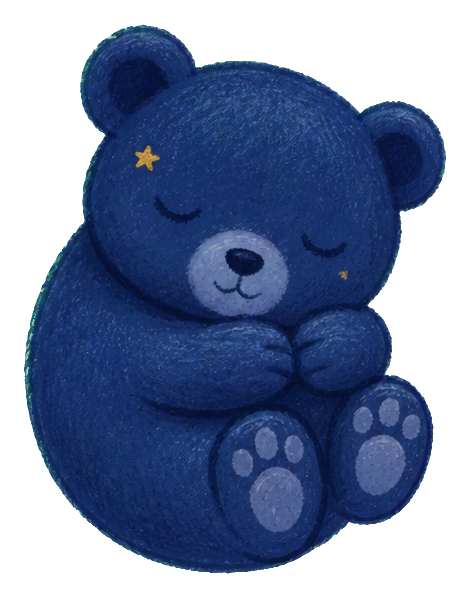 Preview for Moon Nap Bear Sticker