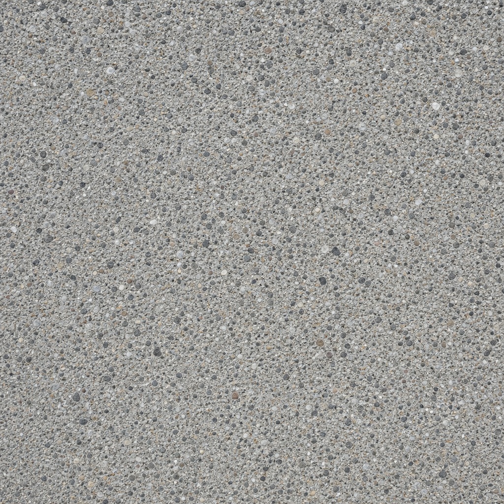 Gray square aggregate concrete texture with a rough neutral surface