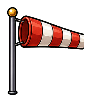Preview for Windsock Sticker Graphic For Travel Designs