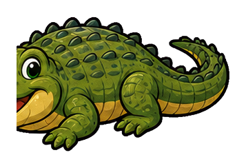 Preview for Crocodile Sticker Graphic