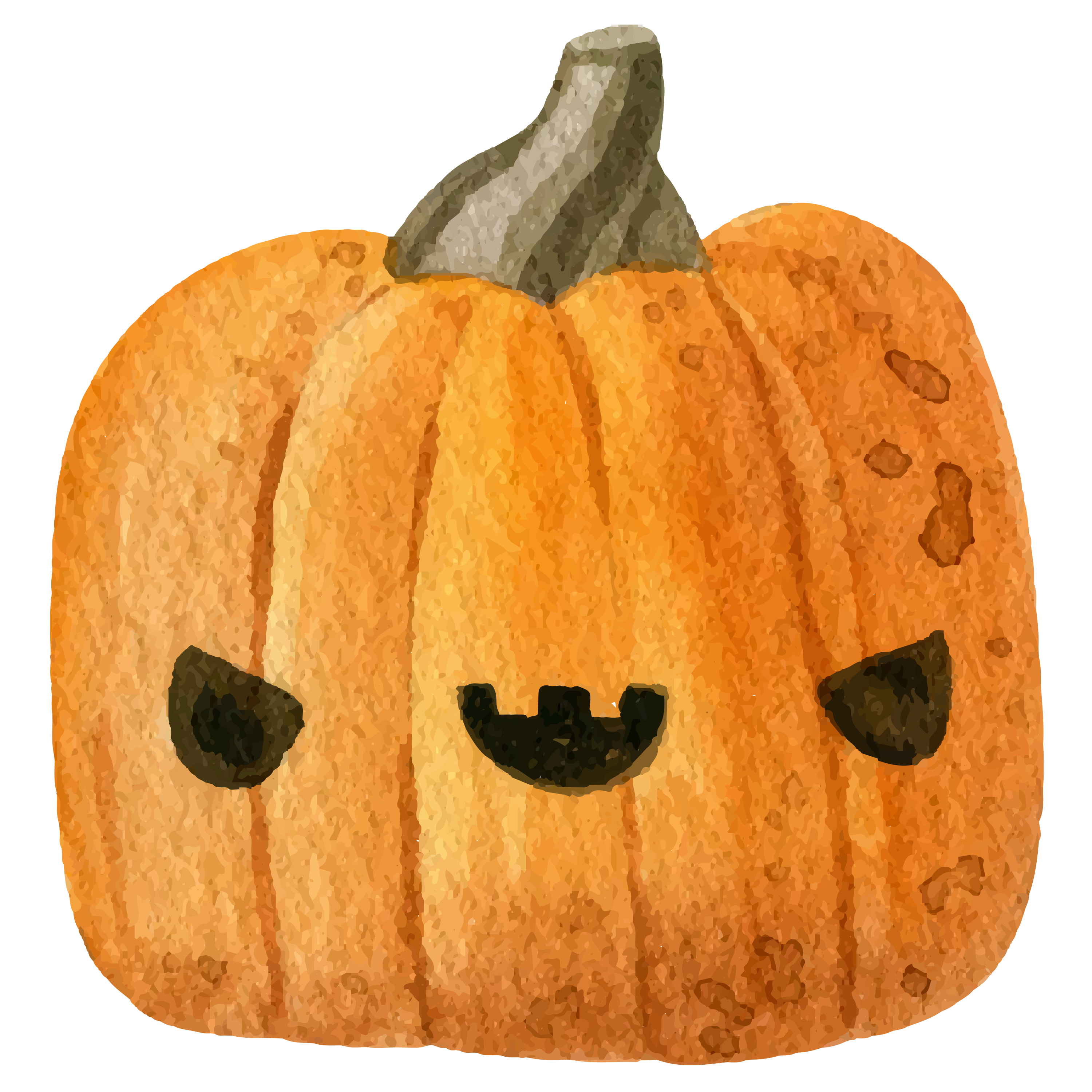 Preview for Halloween-pumpkin-illustration-halloween-watercolor-sticker-984e1