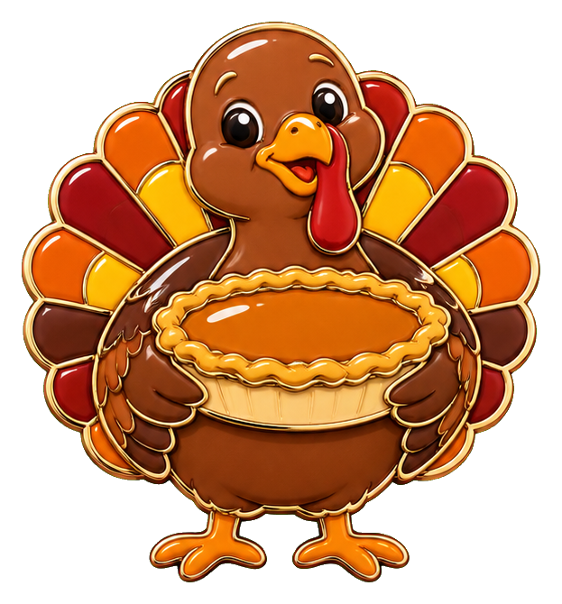 Preview for Turkey With Pumpkin Pie