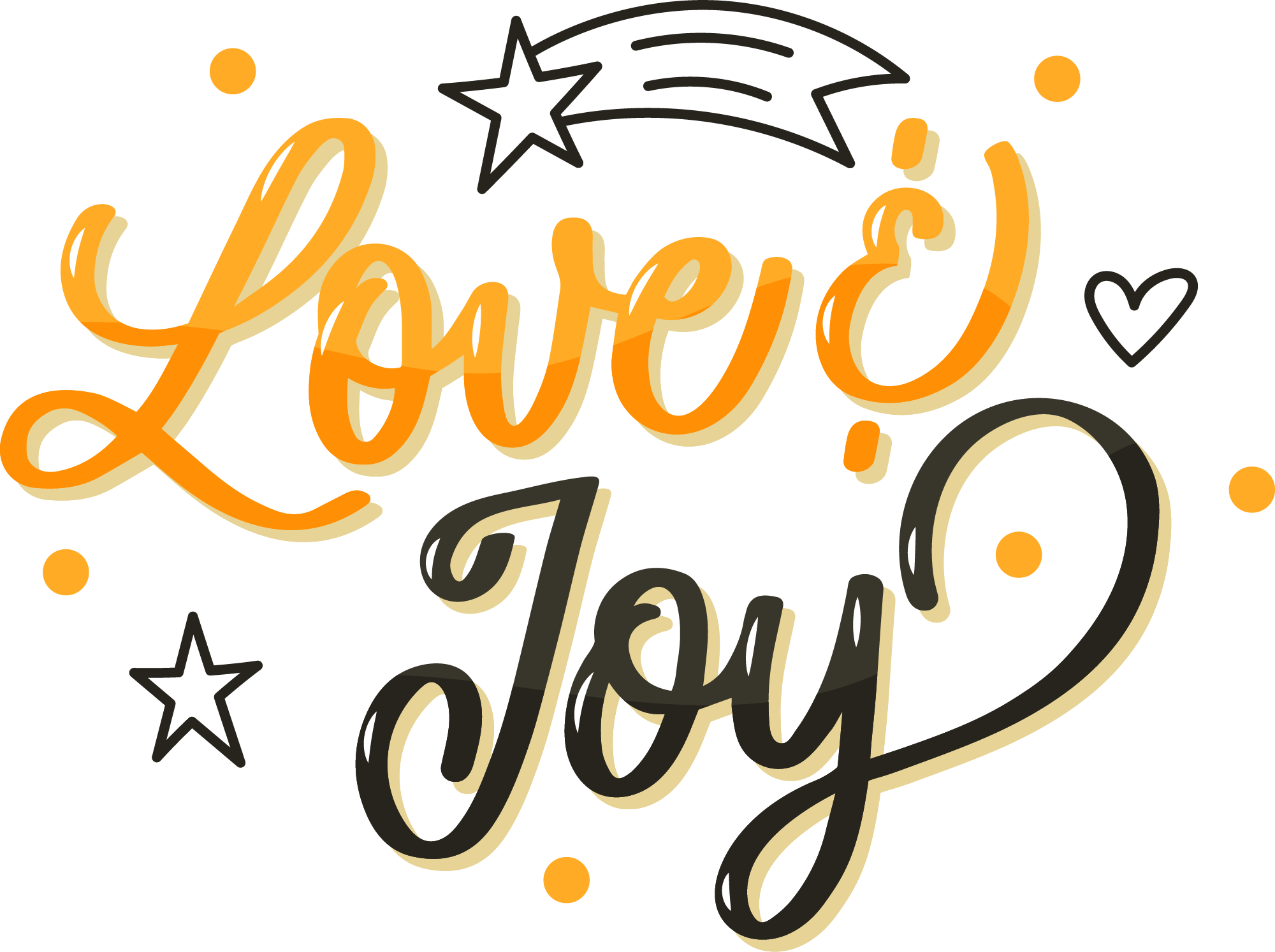 Preview for Loved-joy-typography-design-christmas-sticker-5cb92