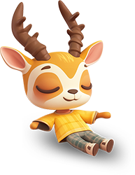 Preview for Relaxed-deer-character-design-sticker-84491