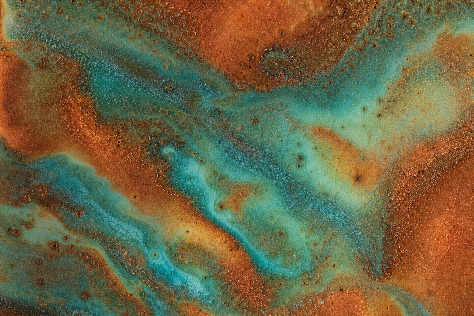 Preview for Terracotta Turquoise Reactive Glaze Background