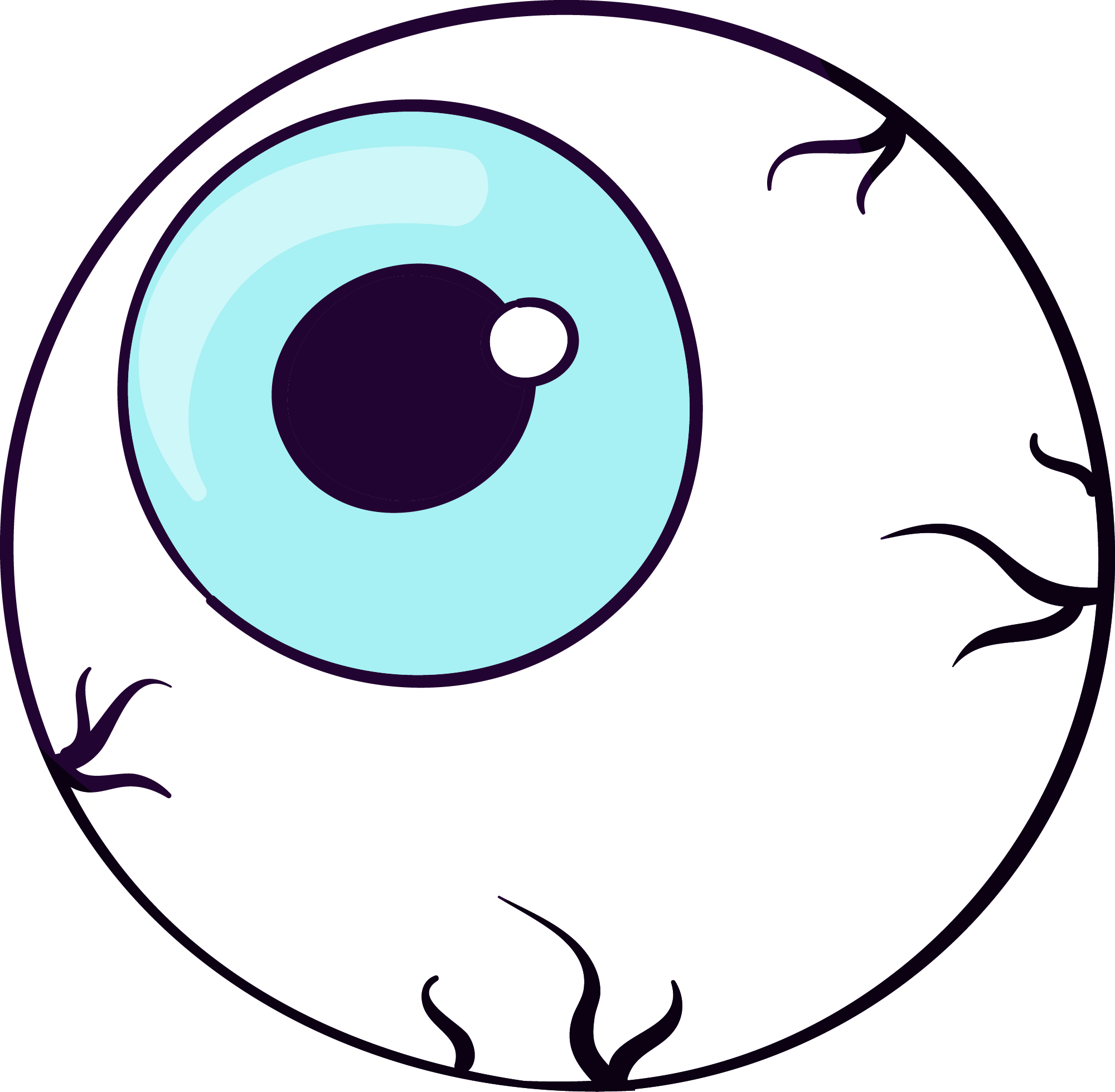 Preview for Spooky-eyeball-illustration-sticker-ecd67