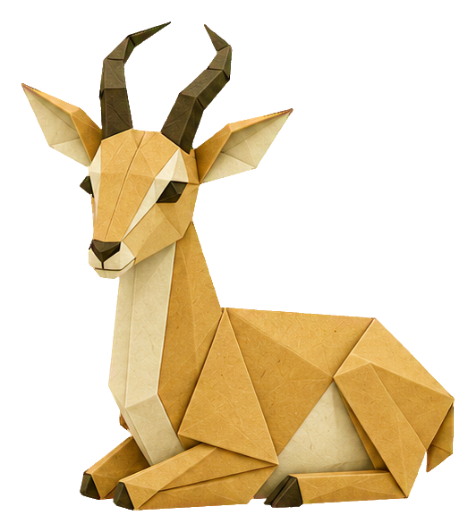 Preview for Origami Safari Animals Antelope