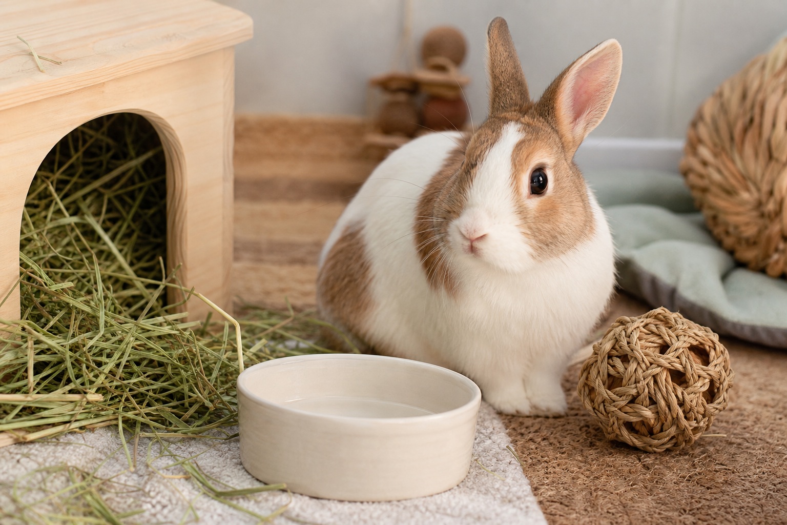 Preview for Rabbit Care Background For Pet Lifestyle Designs