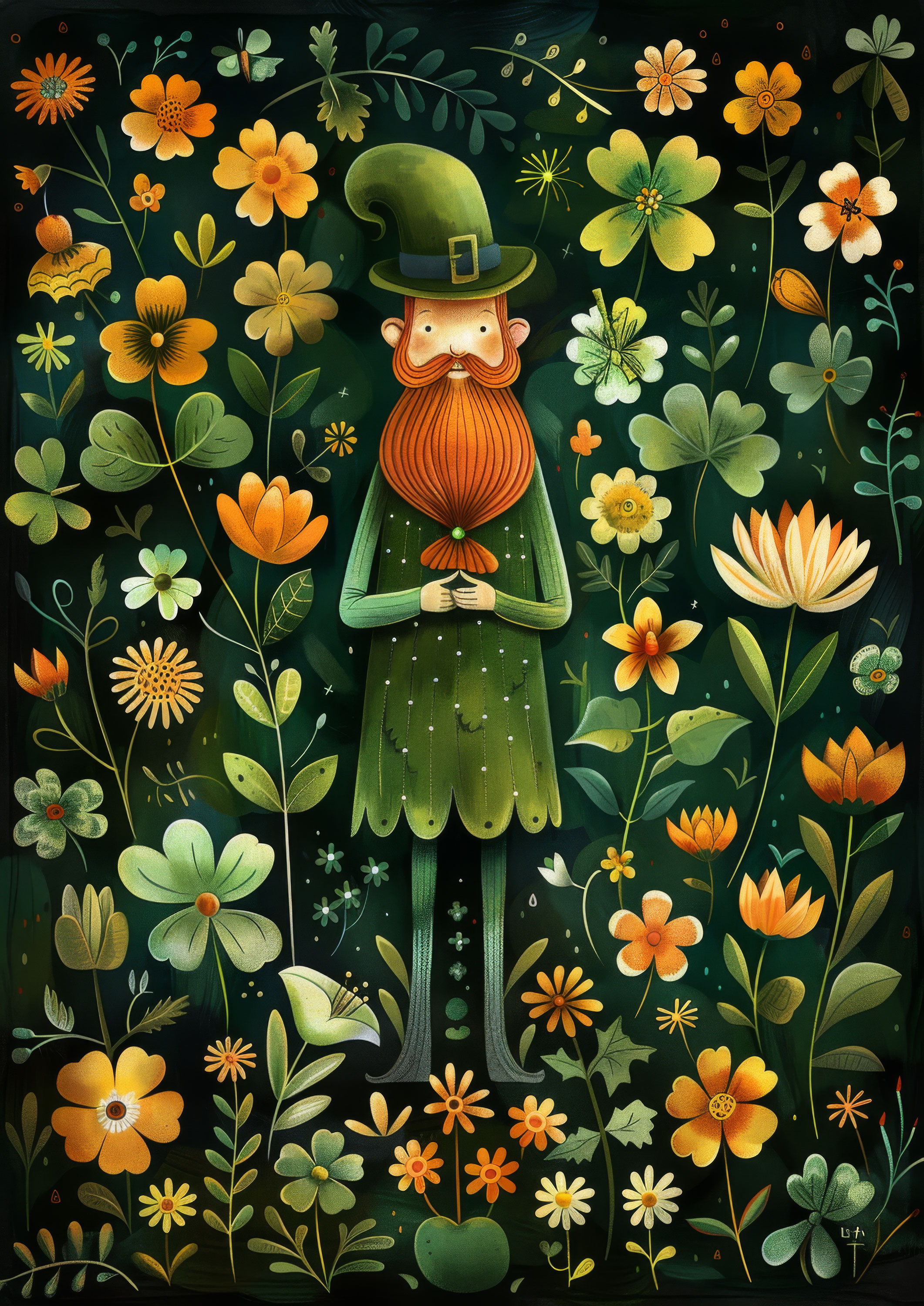 Preview for Lucky-leprechaun-floral-garden-st-patricks-background-c9f02