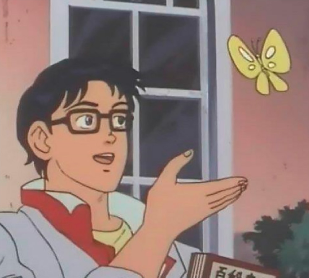 Preview for Man-reaching-for-butterfly-cartoon-meme-background-f313e