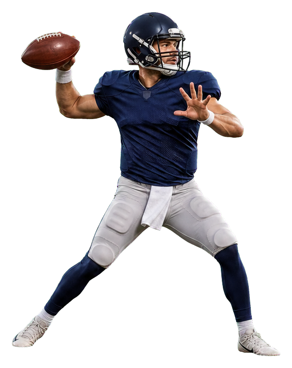 Preview for Realistic Quarterback Throw Sticker