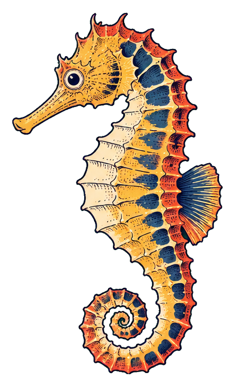 Preview for Ukiyo-e Ocean Seahorse