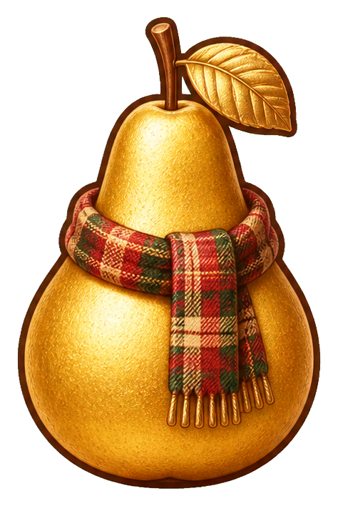 Preview for Pear Scarf Autumn Sticker