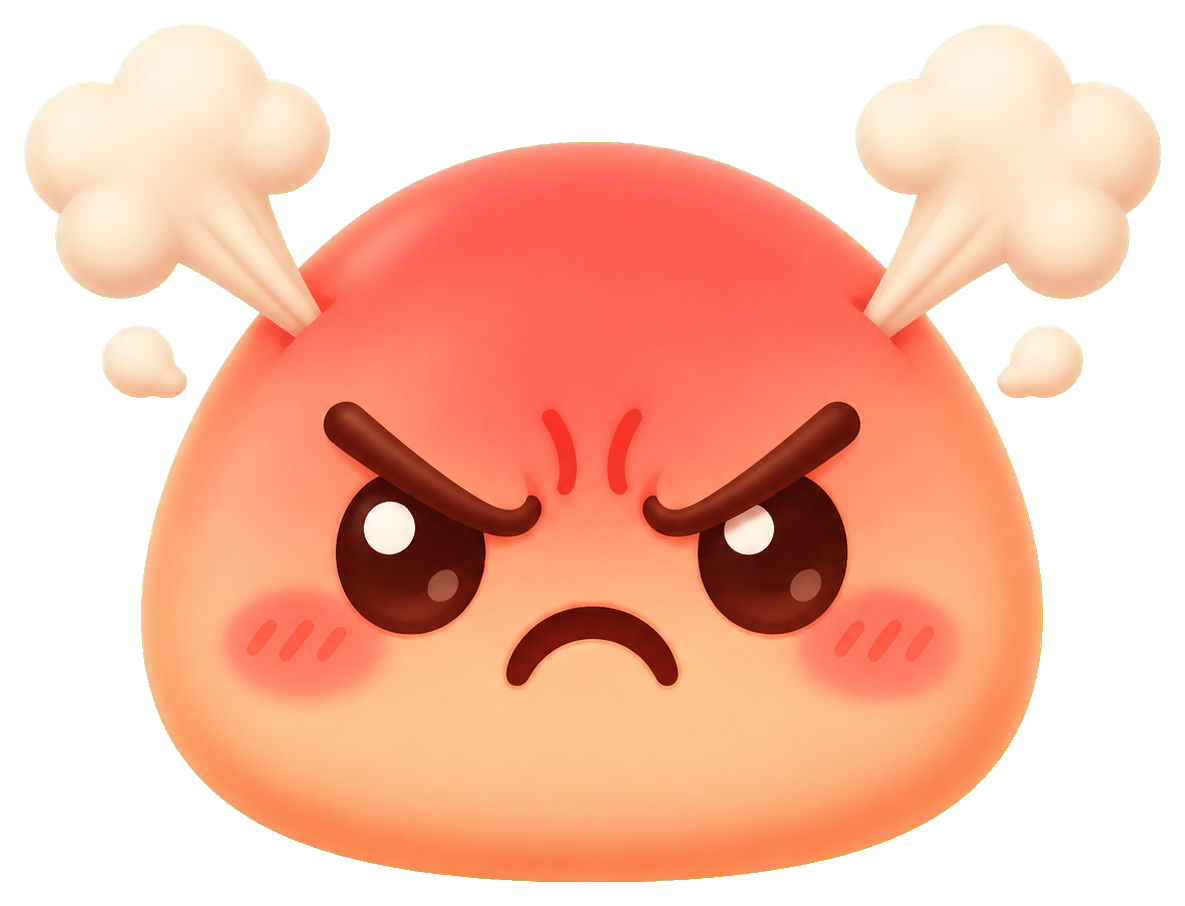 Preview for Frustrated Steam Face Sticker