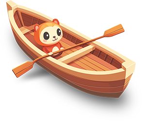 Preview for Cartoon-panda-boat-illustration-character-sticker-0dcf7