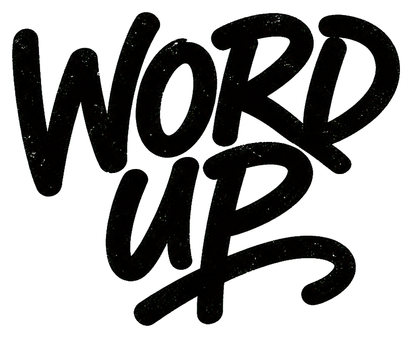 Preview for Word Up Lettering Sticker