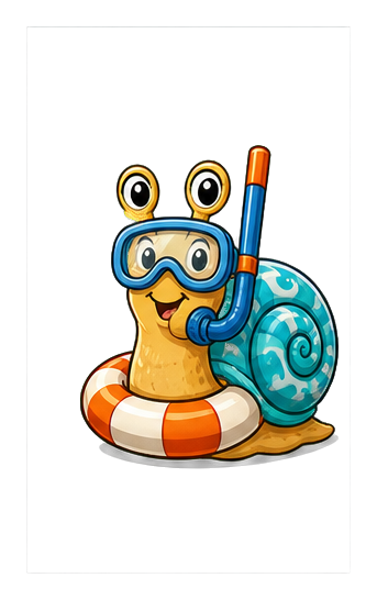 Preview for Snorkel Snail Sticker