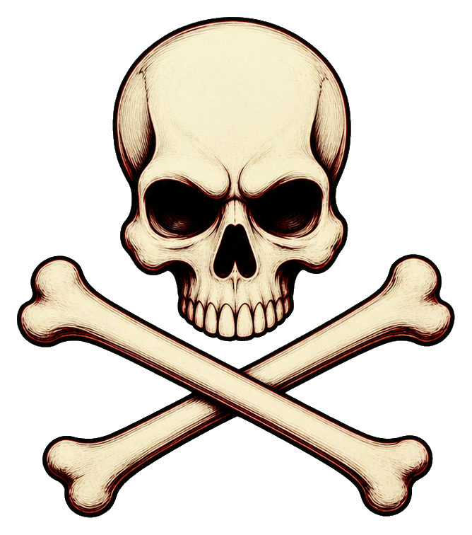 Preview for Pirate Crossbones Skull Sticker
