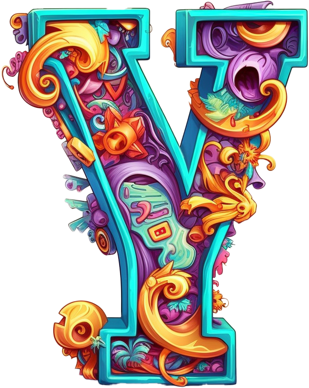 Preview for Decorative-letter-v-design-silly-letters-sticker-4bff9