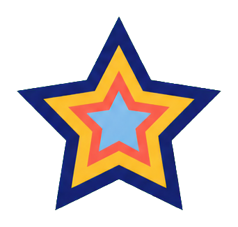 Preview for Layered Paper Star Sticker