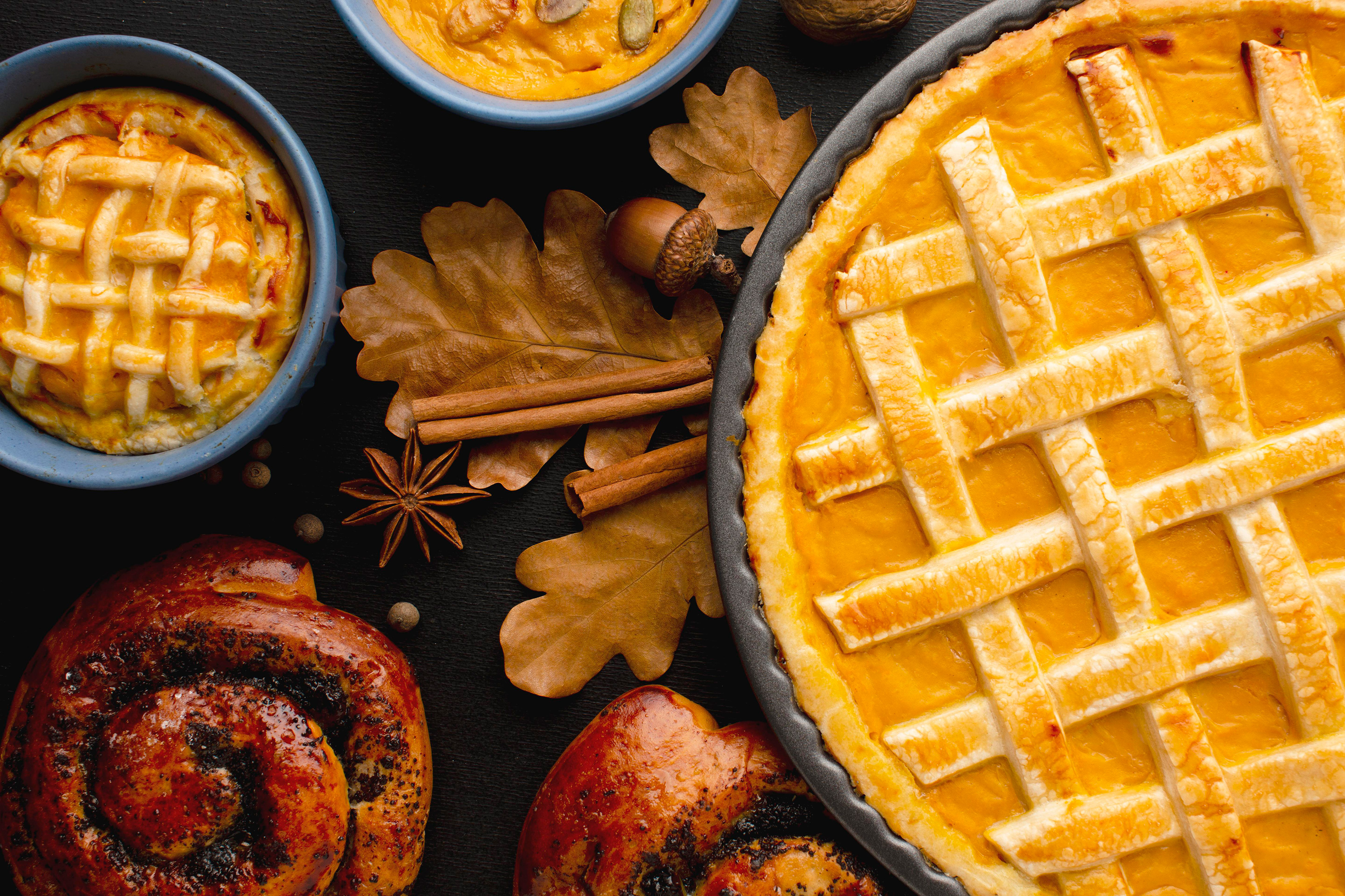 Preview for Pumpkin-pie-autumn-delight-fall-background-13820