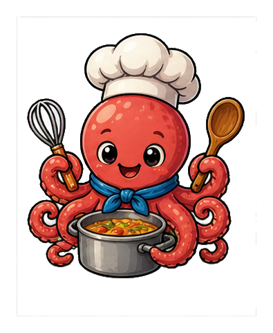 Preview for Chef Octopus Sticker