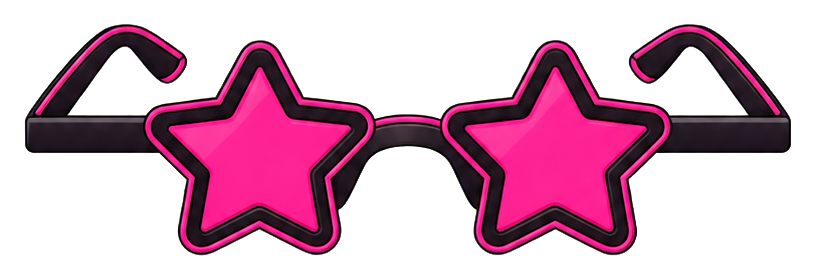 Preview for Pink Star Sticker Graphic