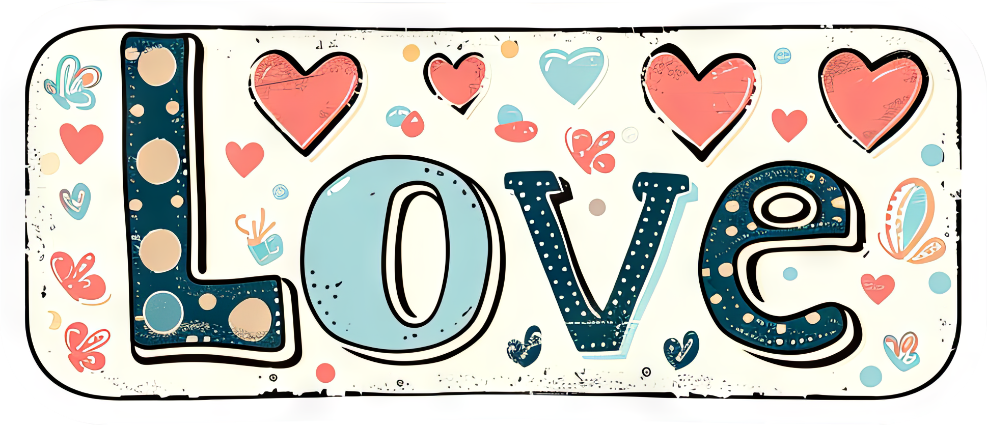 Preview for Love-typography-design-love-design-sticker-9abb9