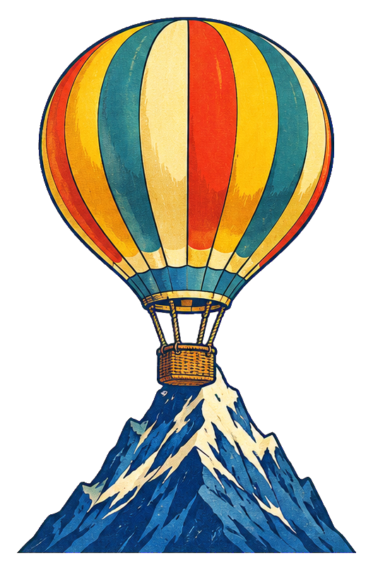 Preview for Balloon Over A Mountain