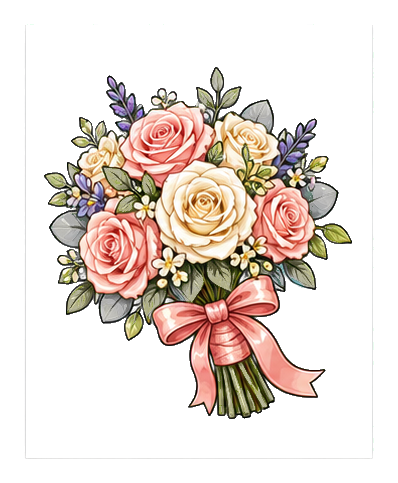 Preview for Bridal Bouquet Sticker