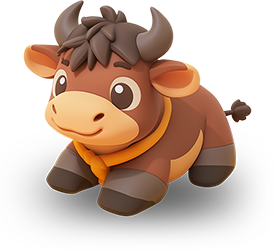 Preview for Cartoon-bull-illustration-animal-sticker-c29fa