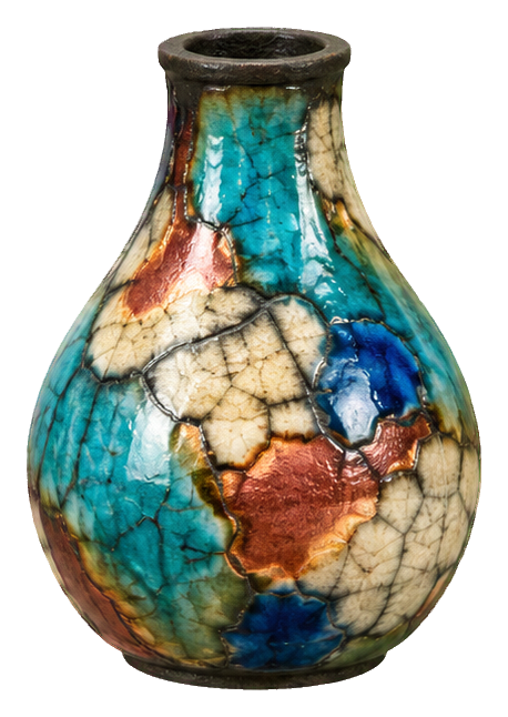 Preview for Raku Pottery Pear Vase