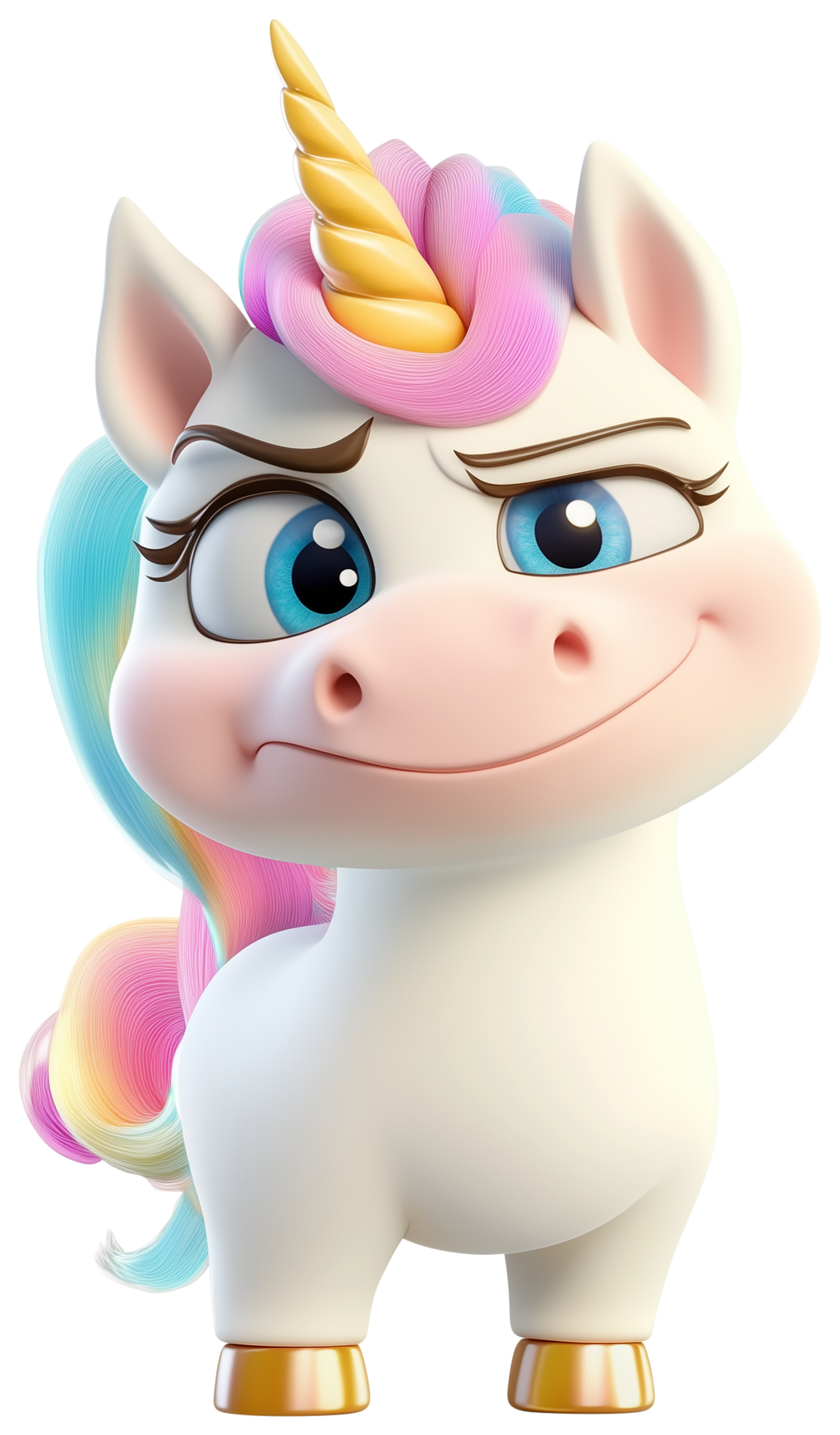 Preview for Cute Unicorn Emoji Sticker