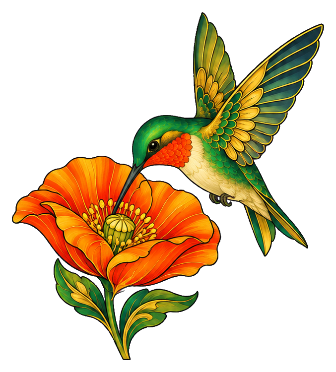 Preview for Poppy Hummingbird