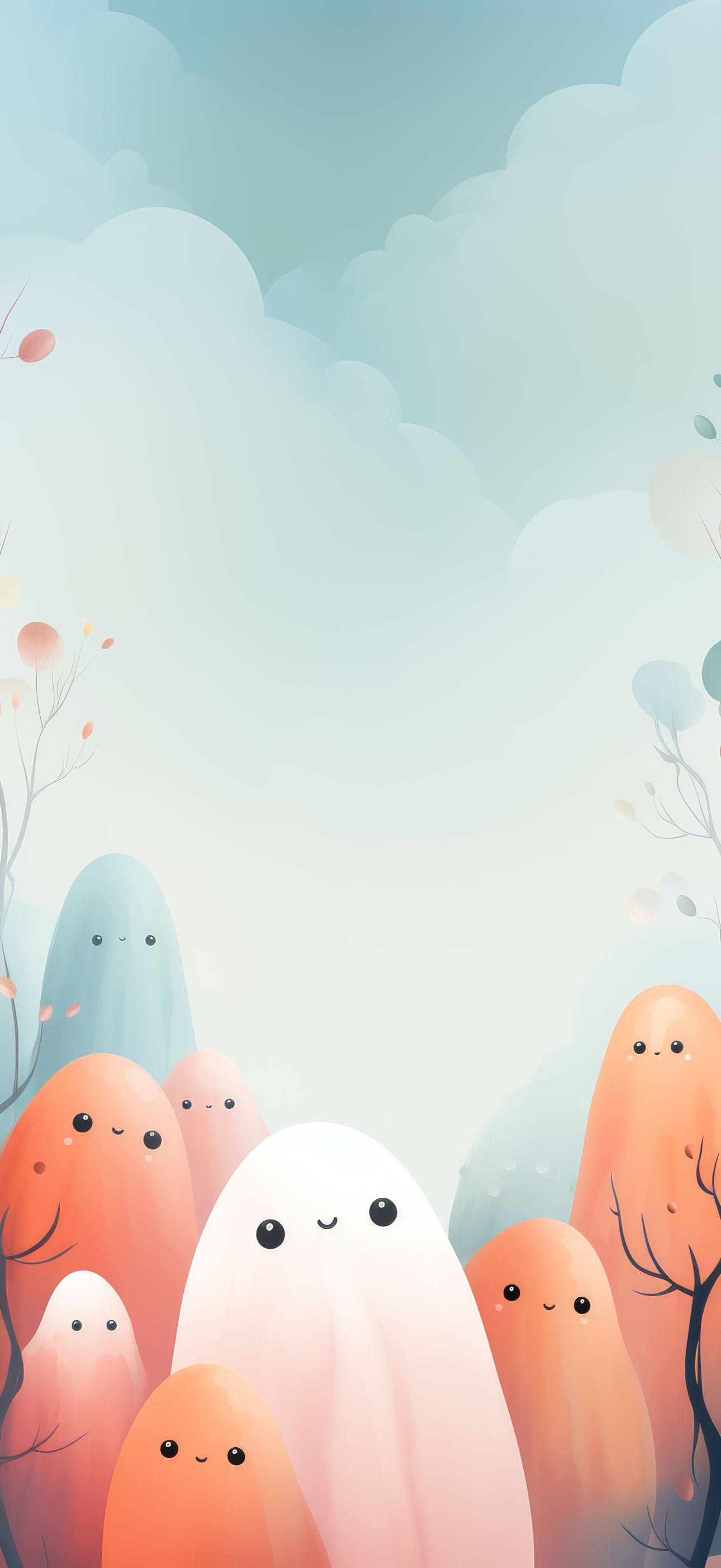 Preview for Whimsical-ghostly-gathering-illustration-halloween-phone-backgro-f523c