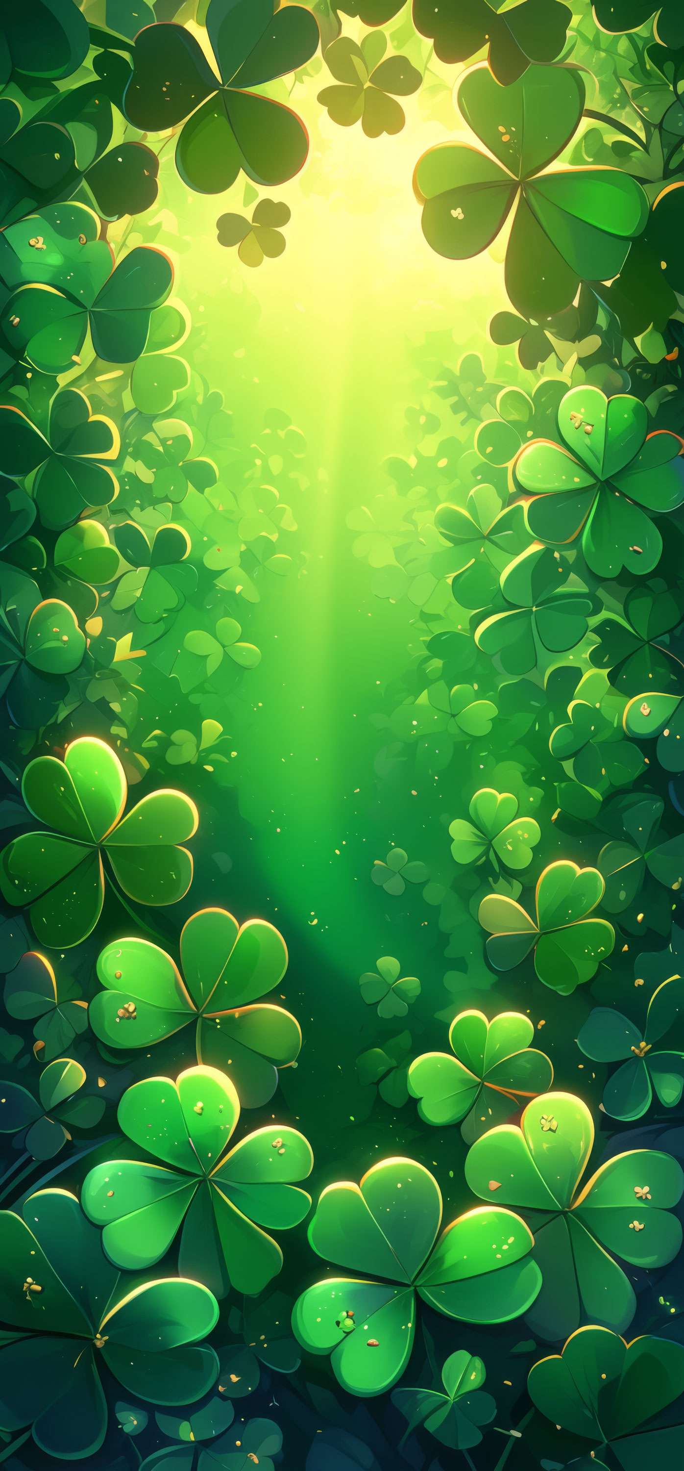 Preview for Shamrocks-lucky-background-st-patricks-e41df