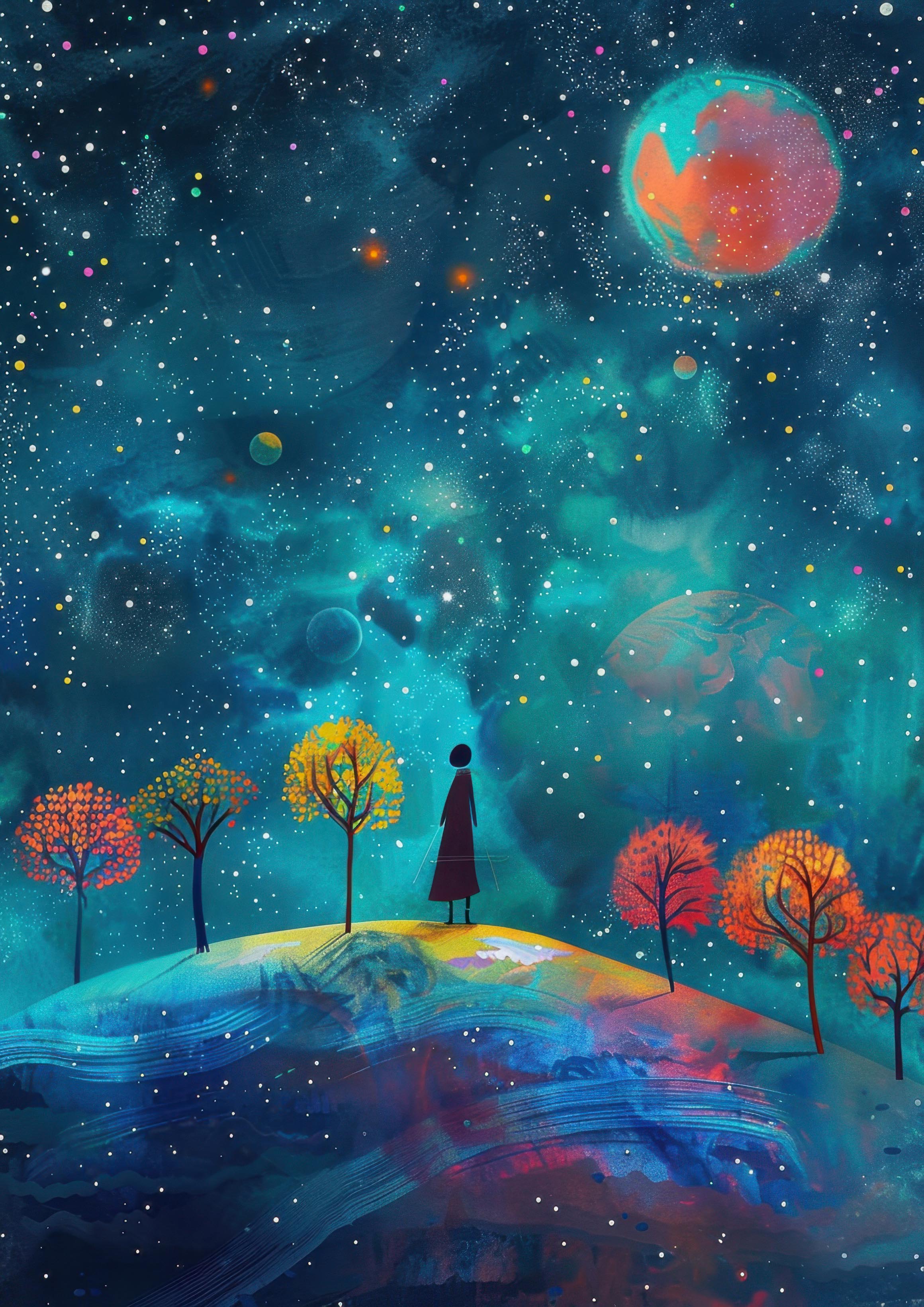 Preview for Starry-night-autumn-landscape-astrophotography-photo-background-0e53f