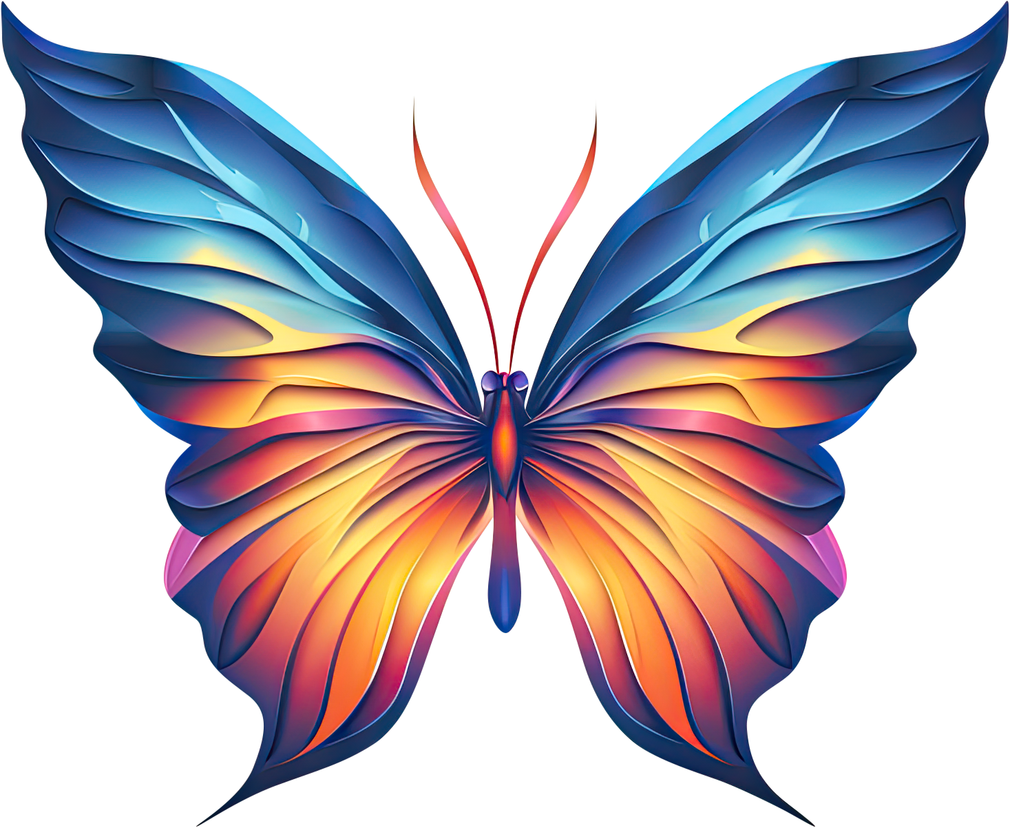 Preview for Colorful-butterfly-illustration-logo-animal-sticker-da901