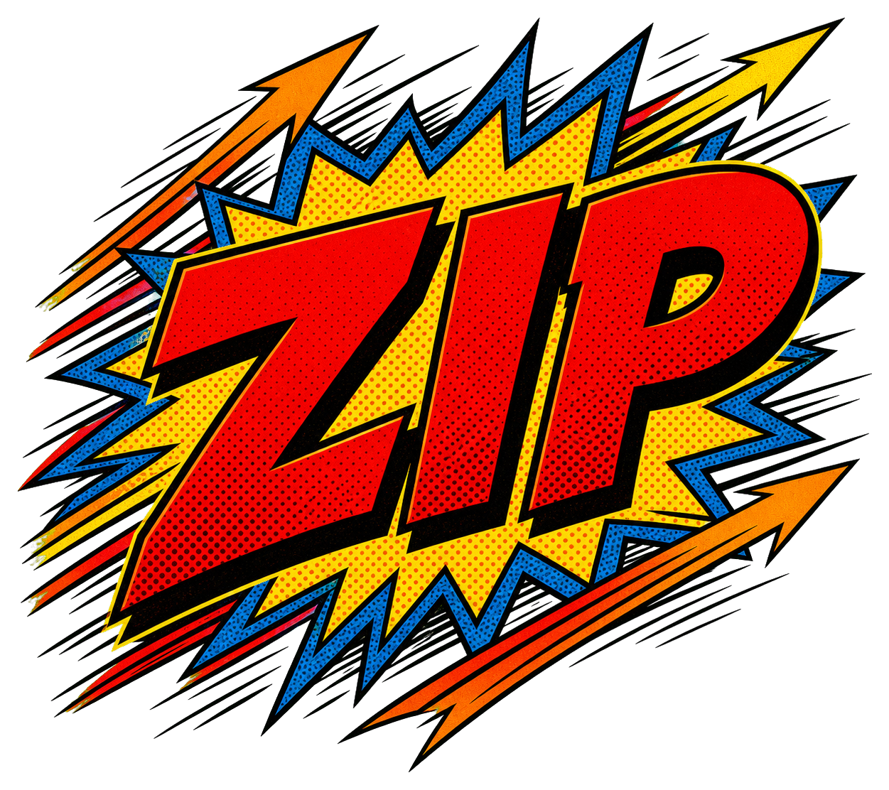 Preview for Zip Speed Comic Sticker