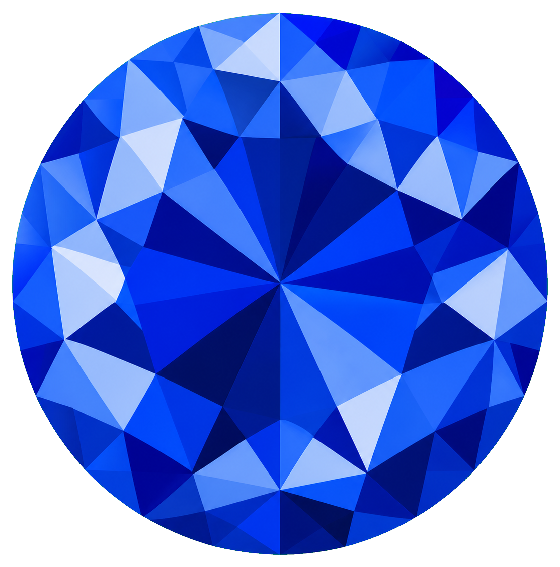 Preview for Round Blue Gem Sticker