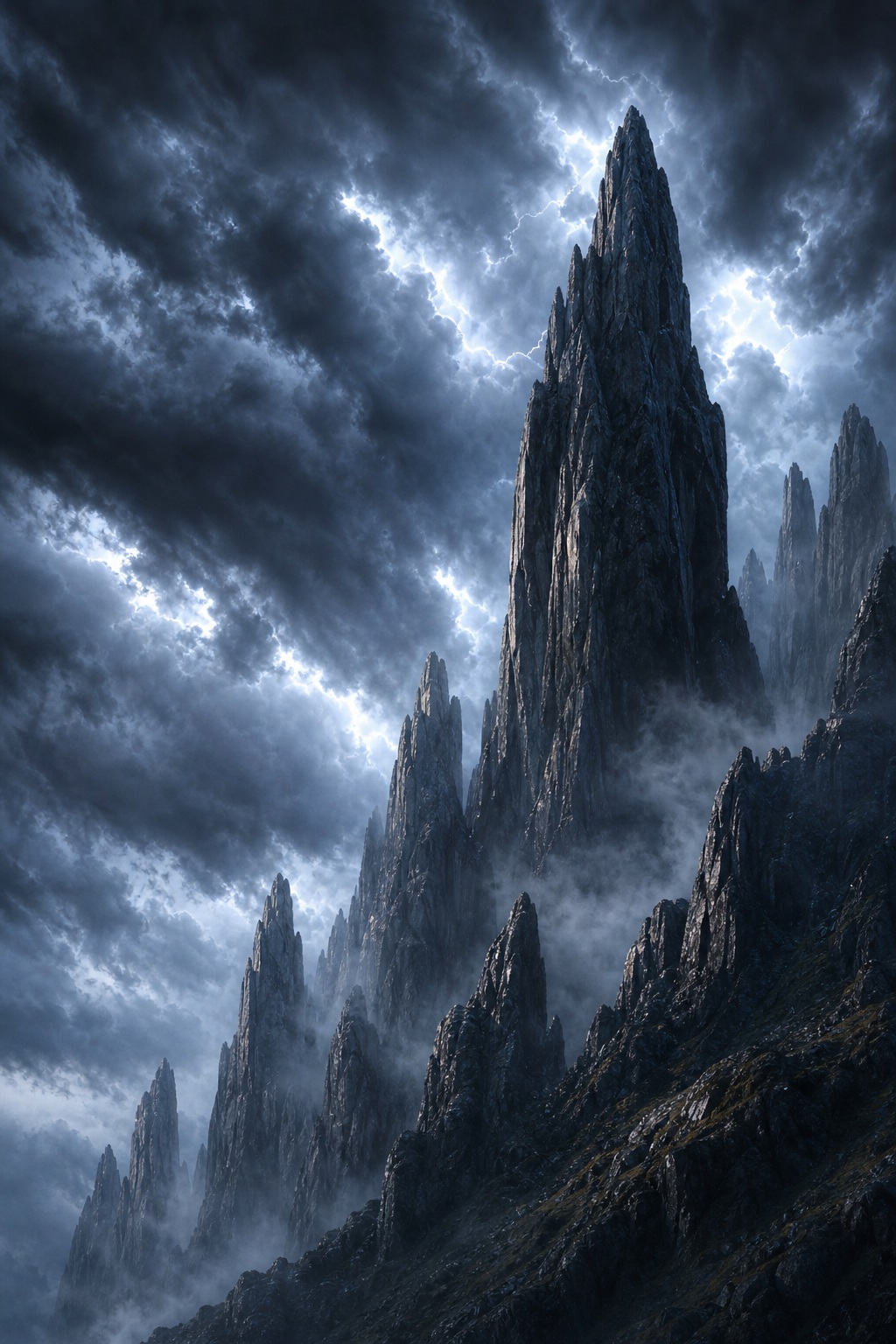 Preview for Dark Fantasy Cliff Background