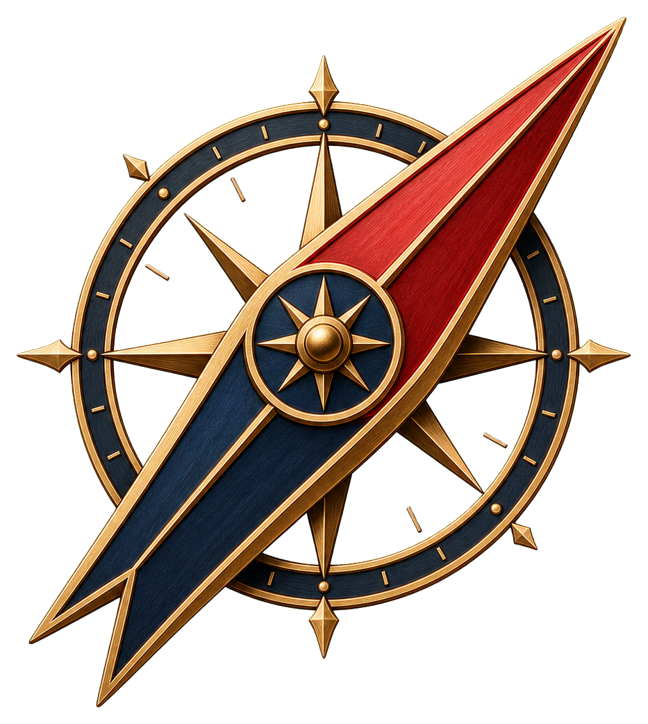 Preview for Compass Arrow Sticker Graphic For Directional Design