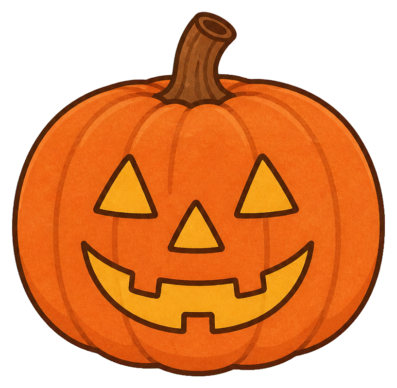 Preview for Grinning Pumpkin Halloween Sticker