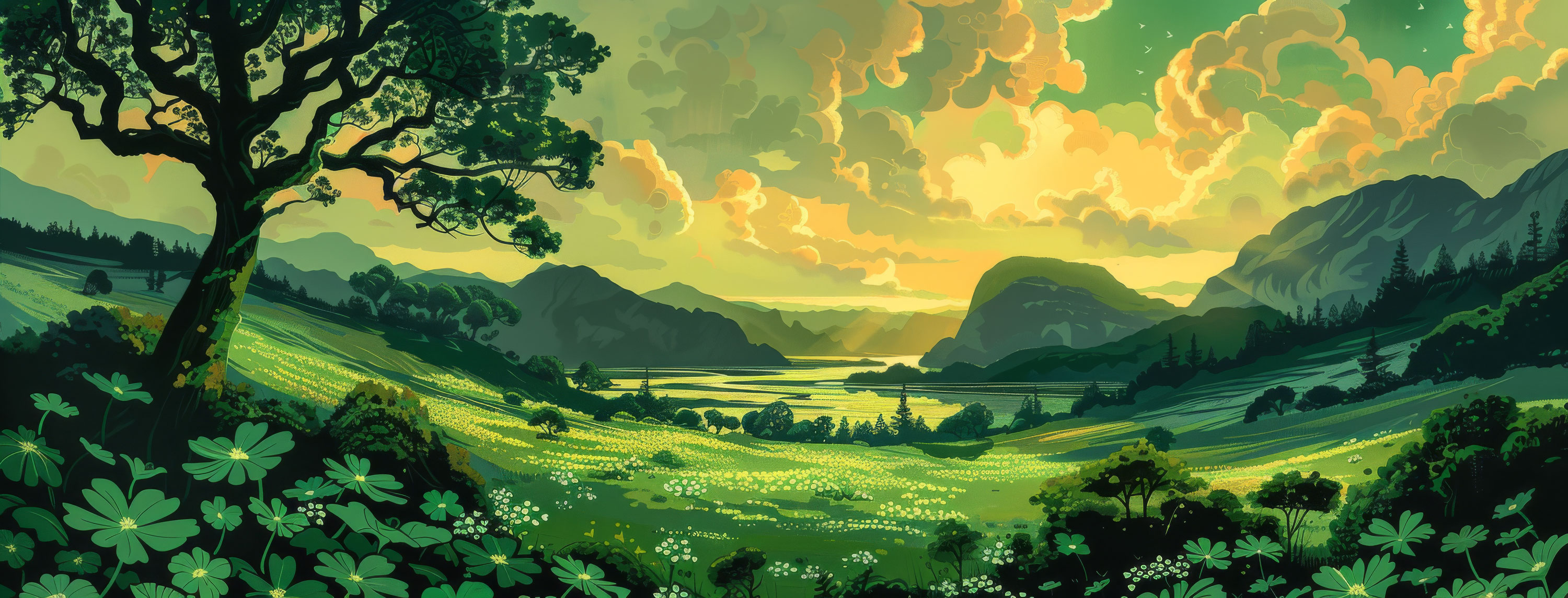 Preview for Serene-landscape-painting-st-patricks-background-62aef