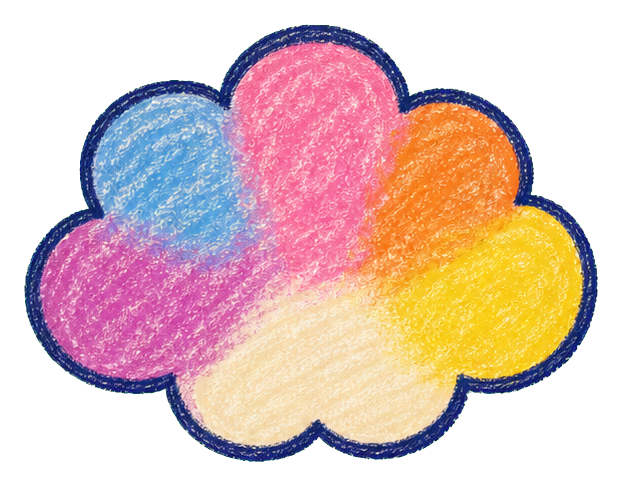 Preview for Crayon Cloud Sticker